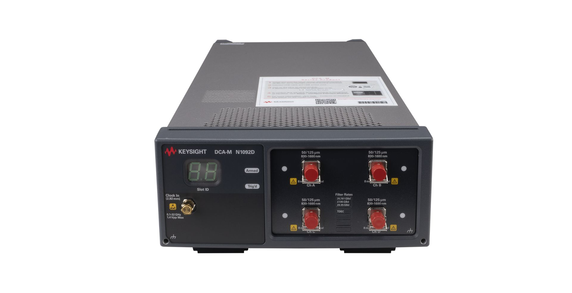 KEYSIGHT N1092D 4 通道单光通道采样示波器（选件 40A，带宽＞40GHz）
