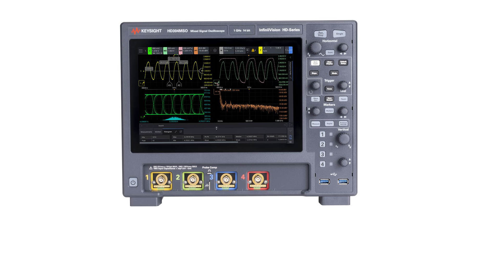 Keysight HD304MSO 高分辨率混合信号示波器