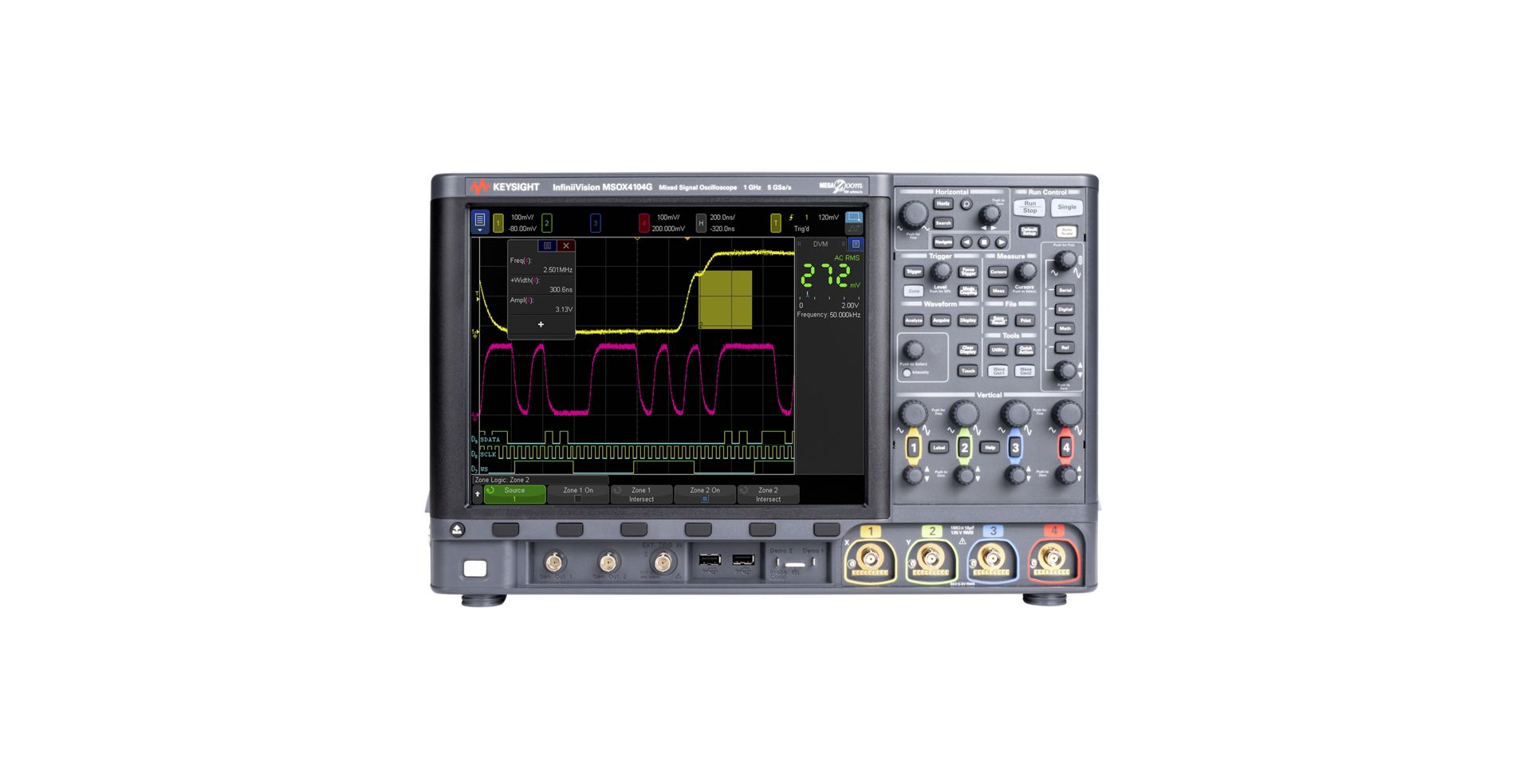 Keysight MSOX4034G 高性能混合信号示波器