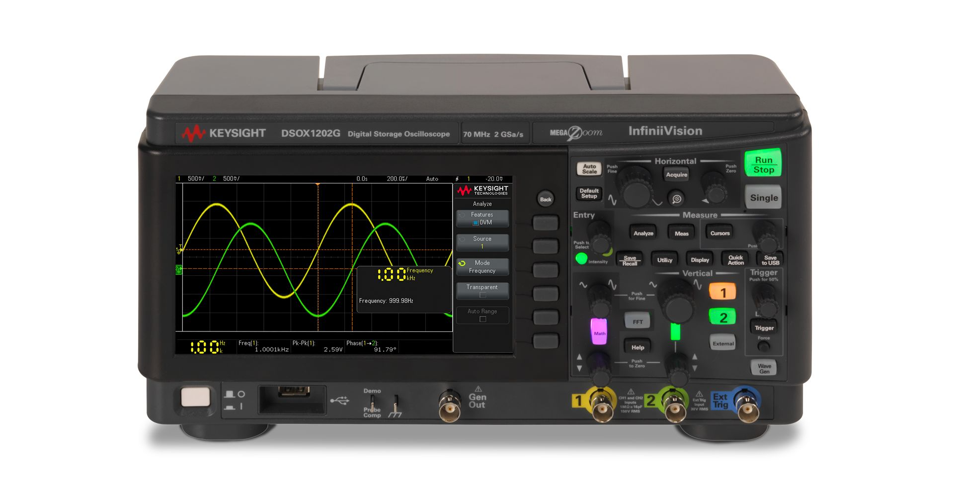 Keysight DSOX1202G 数字示波器