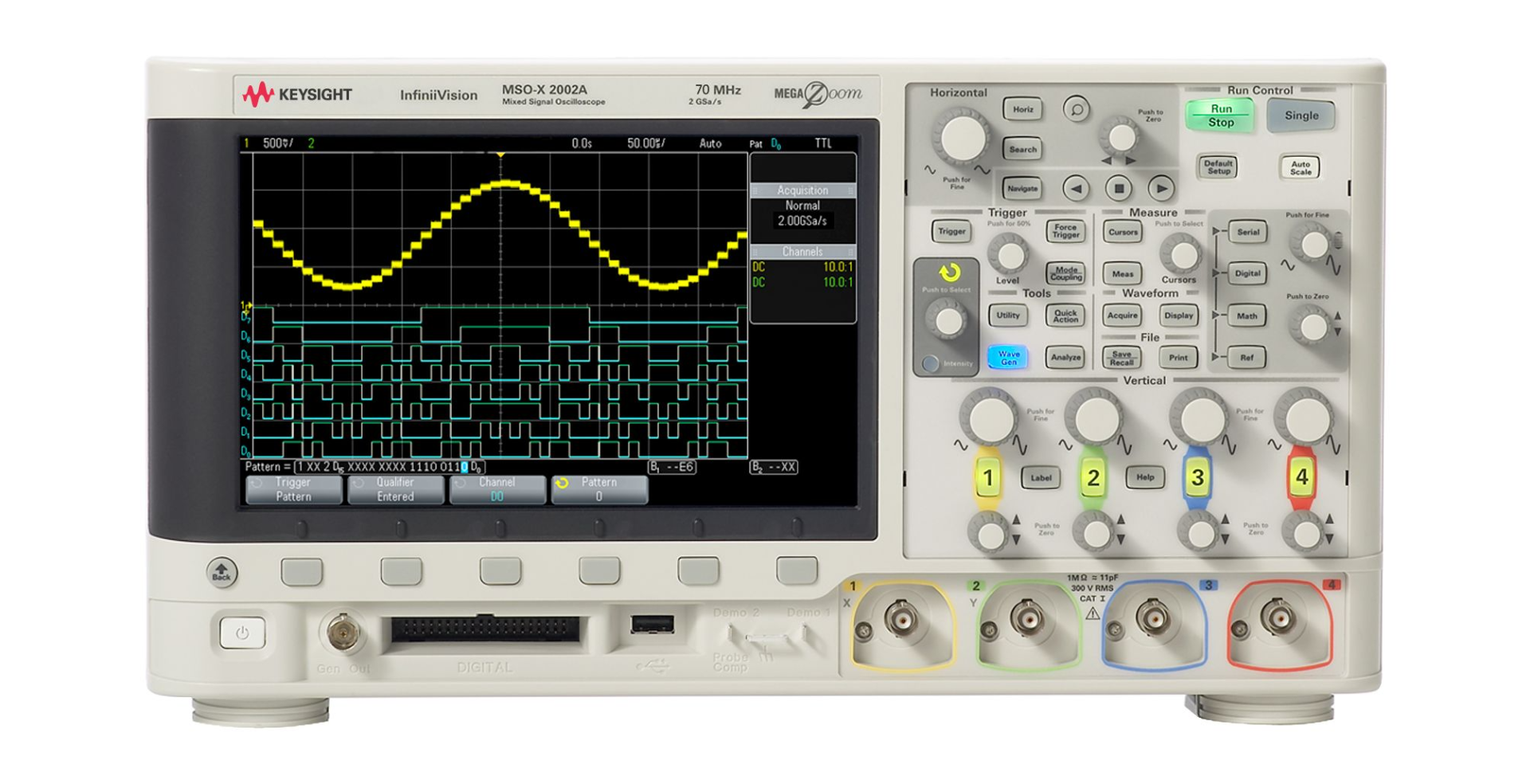 Keysight MSOX2002A 混合信号示波器