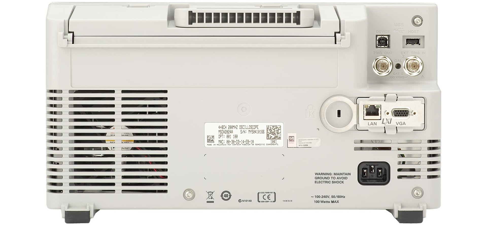 Keysight MSOX2024A 混合信号示波器