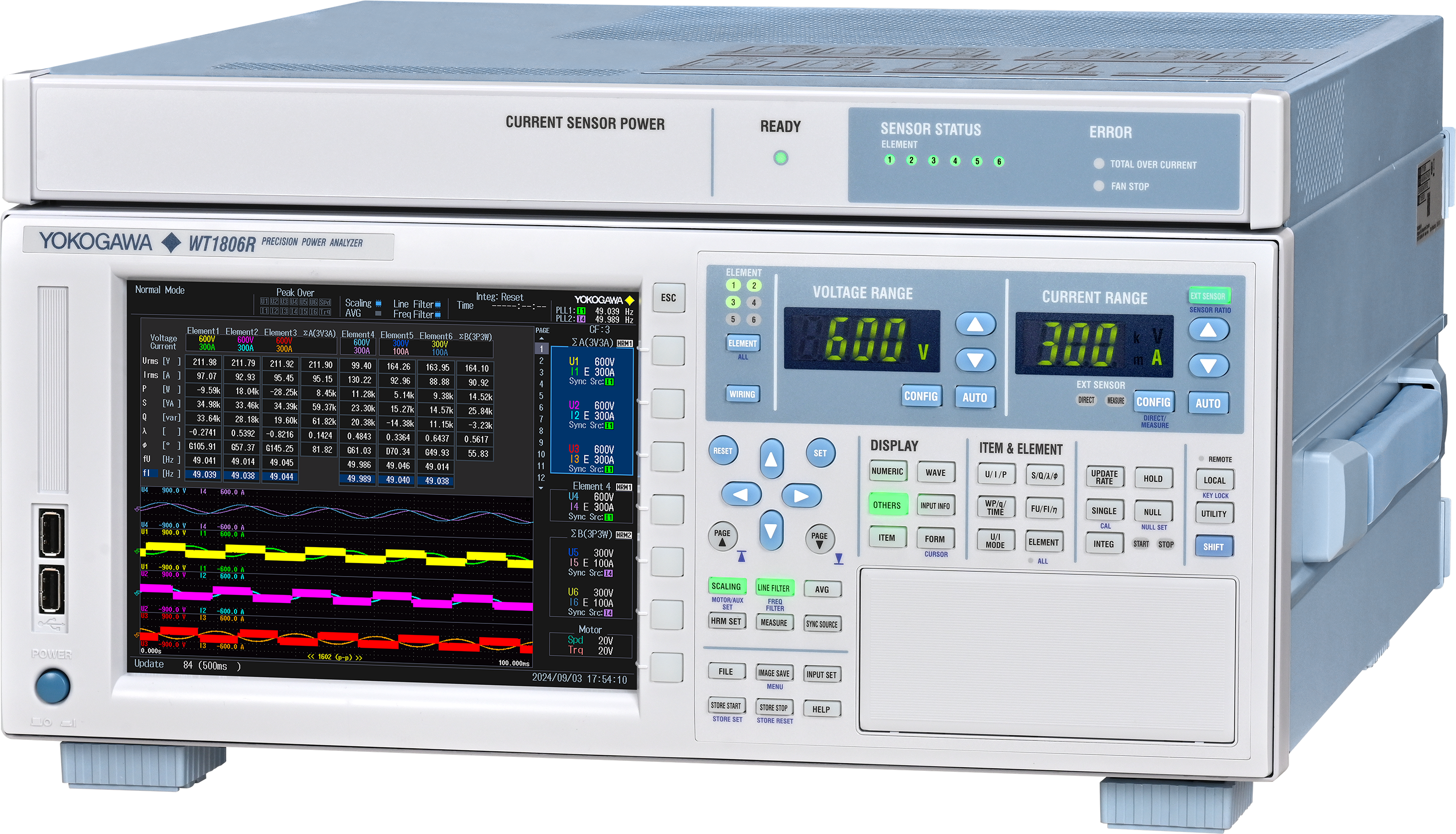 YOKOGAWA WT1800R系列 数字功率分析仪